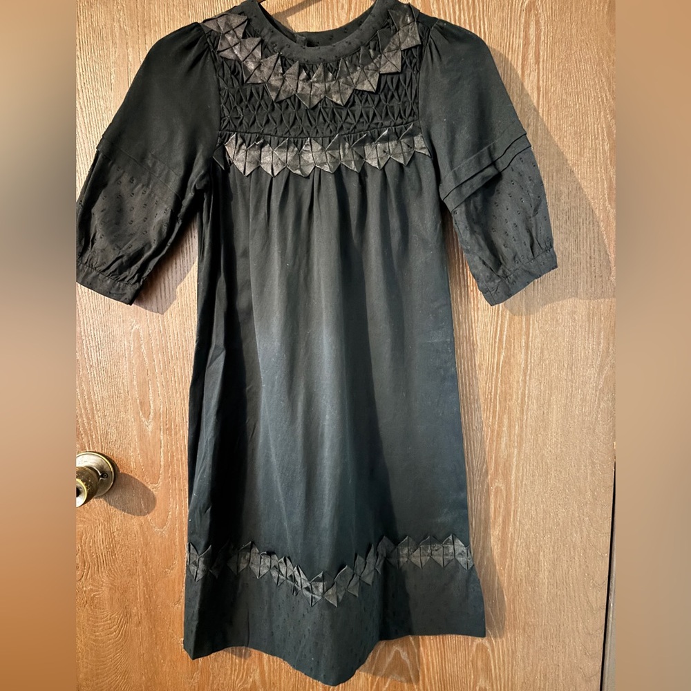 Zara Black Knee-Length Dress
